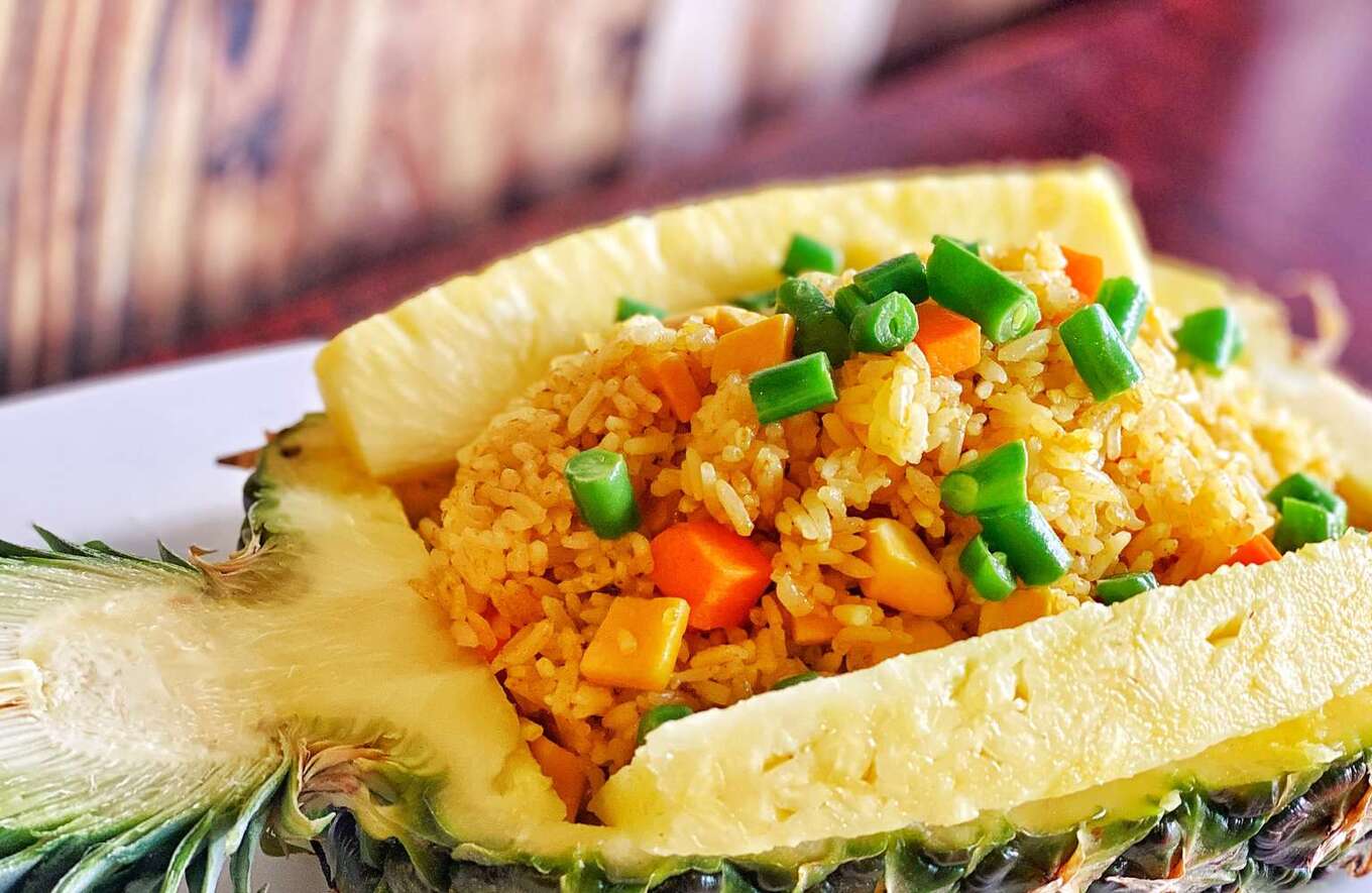 Mamak Vegan Kitchen Pineapple Fried Rice
